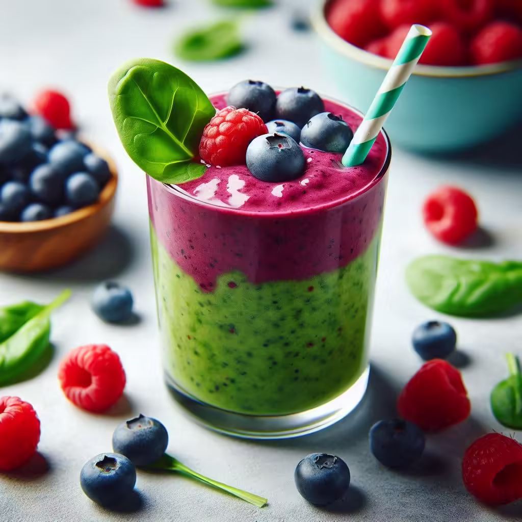 Berry Spinach Smoothie