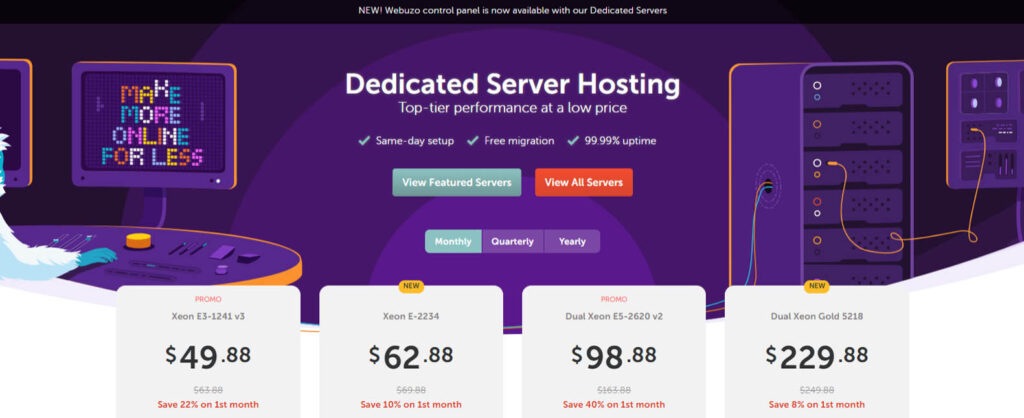 Namecheap Dedicated Hosting