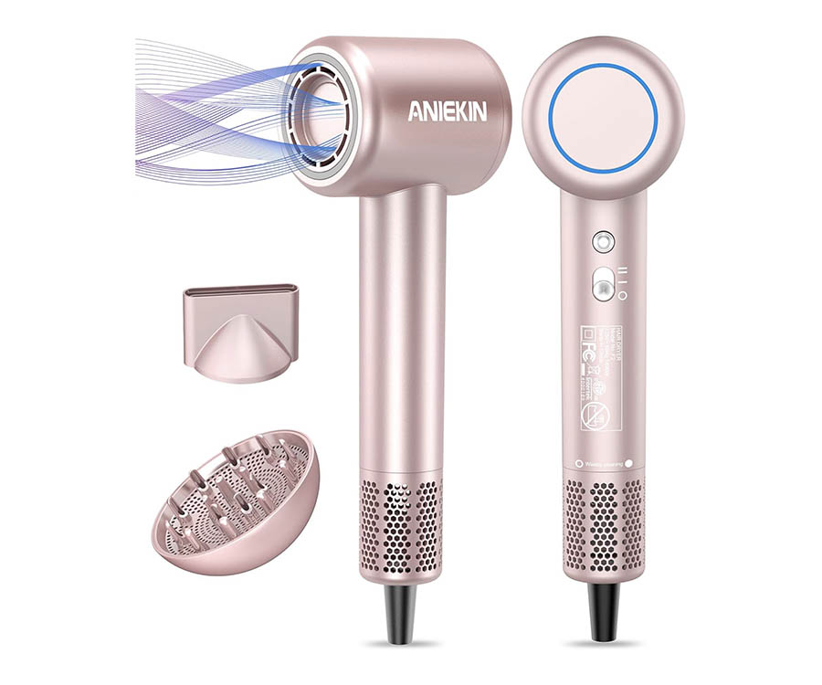 Best Memorial Day Beauty Products Deals You Can’t Miss This Season Hair Dryer, High-Speed Ionic Low Noise Blow Dryer with Brushless Motor for Fast Drying, Thermo-Control Quiet Compact Hair Blow Dryer with Magnetic Diffuser for Curly Hair for Home Travel Salon