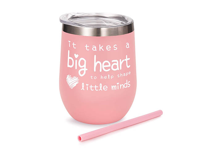Top 50 Best Tumblers for Daily Lifestyle and Occasion AOZITA 12 oz Teacher Appreciation Tumbler