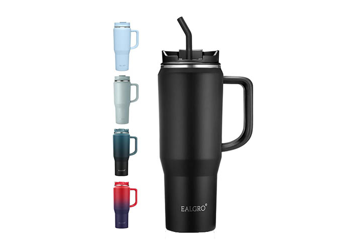 Top 50 Best Tumblers for Daily Lifestyle and Occasion EALGRO 40 oz Tumbler with Handle, Insulated Tumblers with Lid and Straw