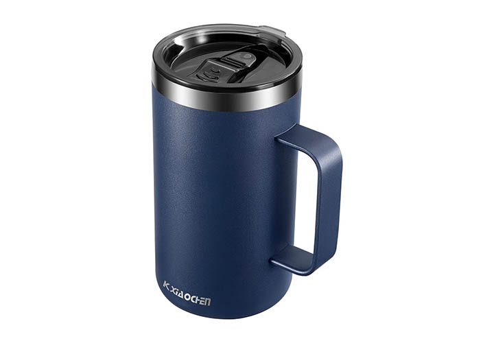 Top 50 Best Tumblers for Daily Lifestyle and Occasion KXIAOCHEN 20oz Insulated Coffee Mug with Lid and Handle
