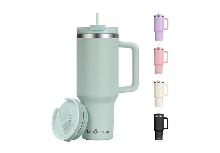 Top 50 Best Tumblers for Daily Lifestyle and Occasion Labulabla 40 oz Tumbler with Handle