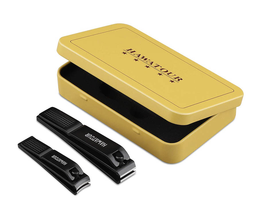 Best Memorial Day Beauty Products Deals You Can’t Miss This Season HAWATOUR Nail Clippers Set, Ultra Sharp Sturdy Fingernail and Toenail Clipper Cutters with Visibly Tin Case