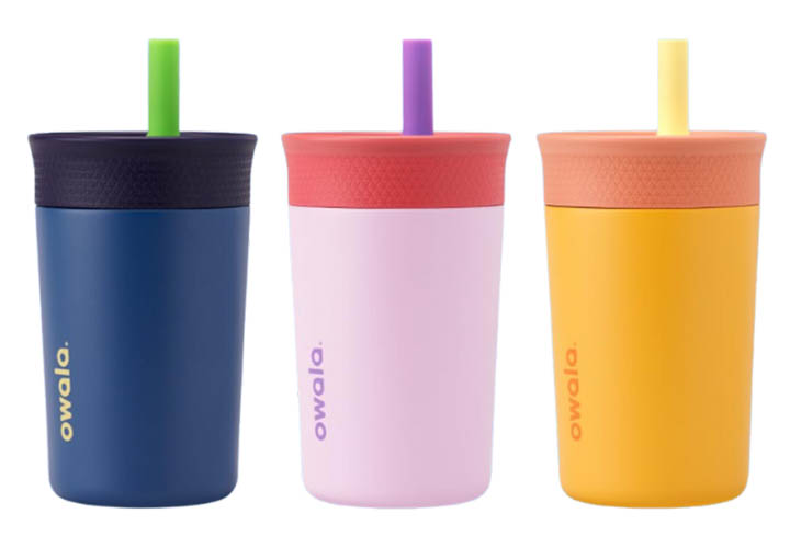 Top 50 Best Tumblers for Daily Lifestyle and Occasion Owala Kids Insulation Stainless Steel Tumbler with Spill Resistant Flexible Straw
