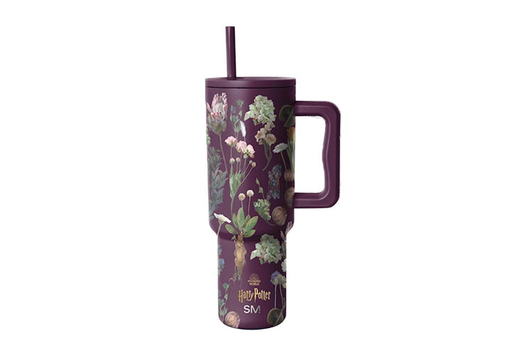 Top 50 Best Tumblers for Daily Lifestyle and Occasion Simple Modern Harry Potter Trek Tumbler with Handle and Straw Lid, 40oz, Herbology