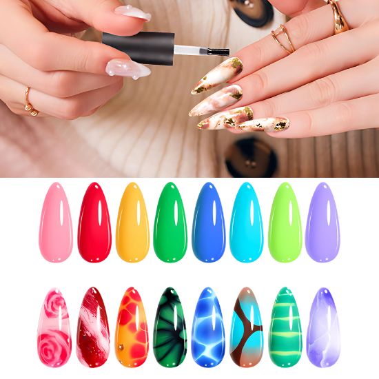 30+ Best Summer Nails: Trendy Press-Ons, Ocean Vibes & Floral Looks Beetles Blooming Gel – 15ml Clear Nail Art Polish