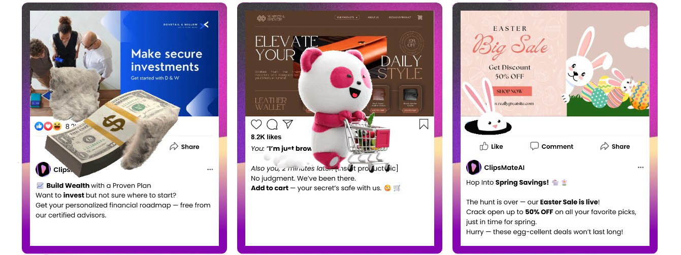 ClipsMate AI Review: Create High-Converting 3D Videos for Social Media Success ClipsMate AI - 3D Animated Videos & Reels