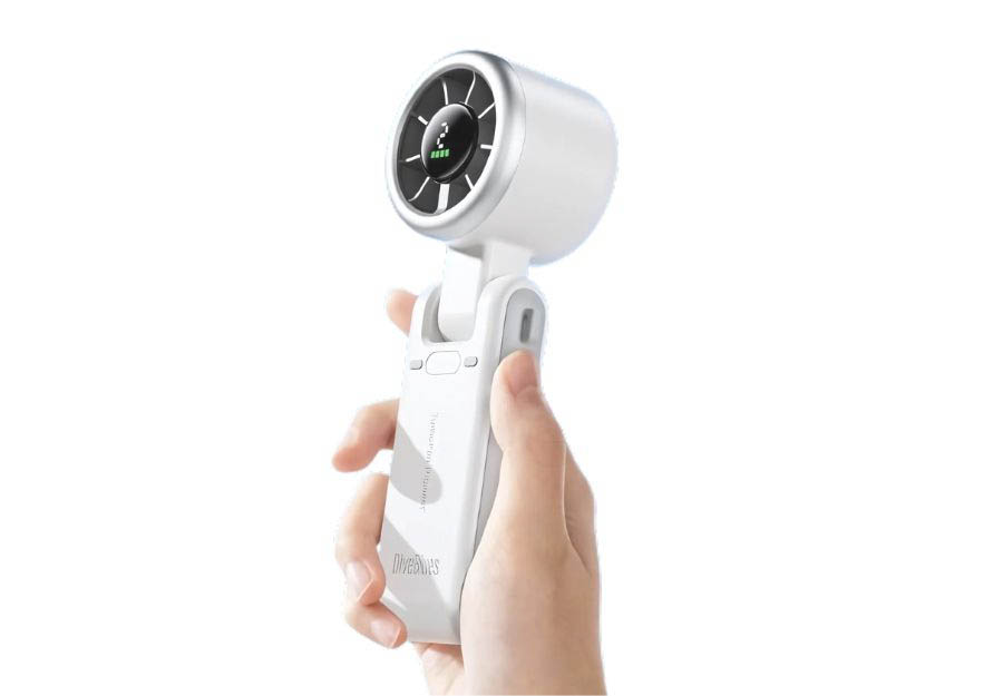 Top 30+ Best Portable Handheld Fans for Travel, Outdoor, and Daily Use Diveblues Portable Handheld Turbo Fan, 5 Gear Wind, Battery Operated, Up to 12 Working Hours, 3 IN 1 Hand Fan