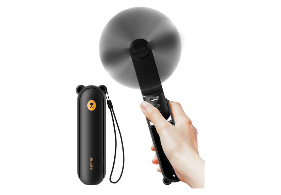 Top 30+ Best Portable Handheld Fans for Travel, Outdoor, and Daily Use JISULIFE Handheld Fan with 4500 mAh Powerbank