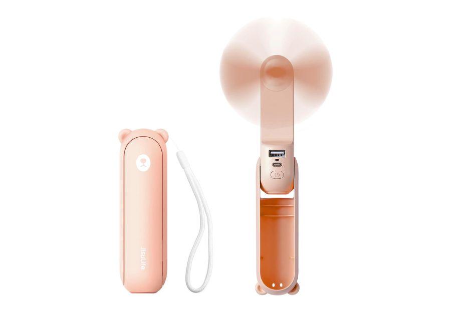 Top 30+ Best Portable Handheld Fans for Travel, Outdoor, and Daily Use JISULIFE Handheld and 3 IN 1 USB Rechargeable Portable Fan