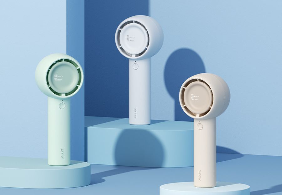 Top 30+ Best Portable Handheld Fans for Travel, Outdoor, and Daily Use JISULIFE Mini Portable Powerful Turbo Handheld Fan with 5 Speeds