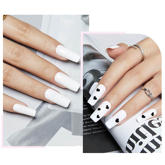 30+ Best Summer Nails: Trendy Press-Ons, Ocean Vibes & Floral Looks Modelones Summer White Gel Nail Polish