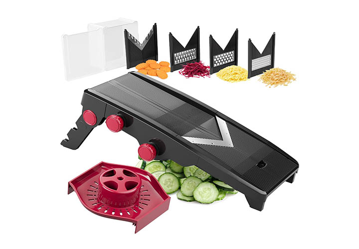 30 Best Mandoline Slicers and Choppers for Your Essential Kitchen Gadgets Mueller Living Mandoline Slicer for Kitchen