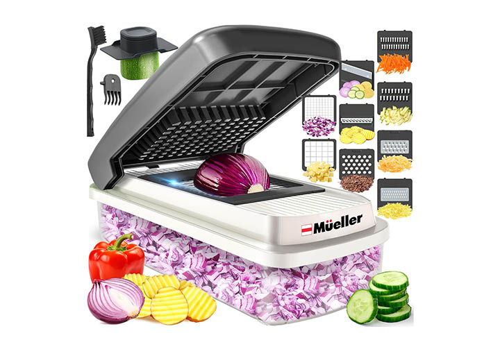 30 Best Mandoline Slicers and Choppers for Your Essential Kitchen Gadgets Mueller Vegetable Chopper Mandoline Slicer
