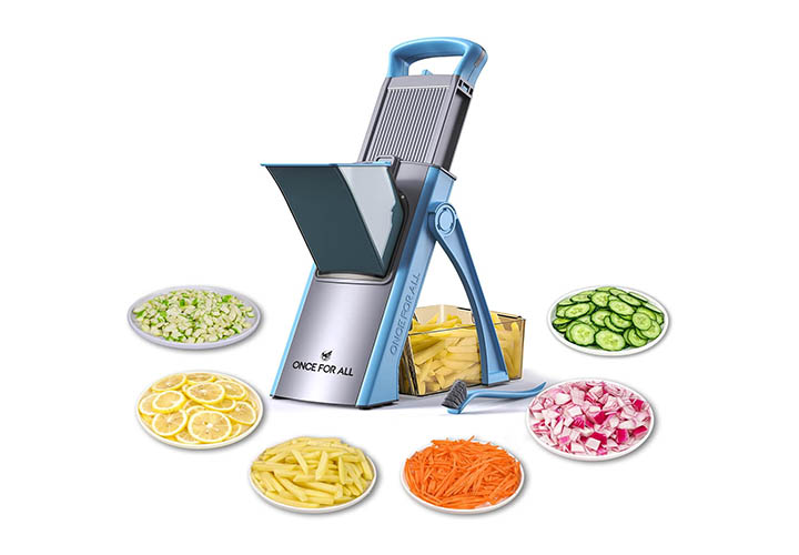 30 Best Mandoline Slicers and Choppers for Your Essential Kitchen Gadgets ONCE FOR ALL Upgraded Safe Mandoline Slicer For Kitchen