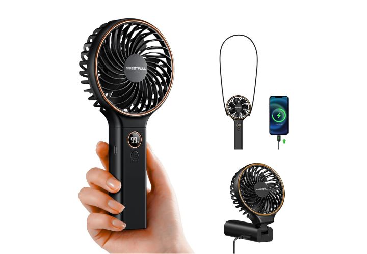 Top 30+ Best Portable Handheld Fans for Travel, Outdoor, and Daily Use SWEETFULL Handheld Portable Fan