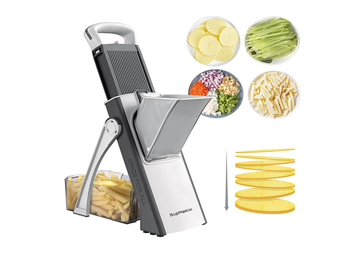 30 Best Mandoline Slicers and Choppers for Your Essential Kitchen Gadgets SupMaKin Upgrade Safe Mandoline Slicer for Kitchen