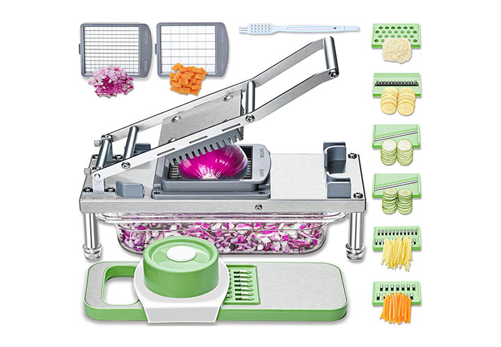 30 Best Mandoline Slicers and Choppers for Your Essential Kitchen Gadgets Vegetable Chopper, Veggie Chopper With 8 Blades