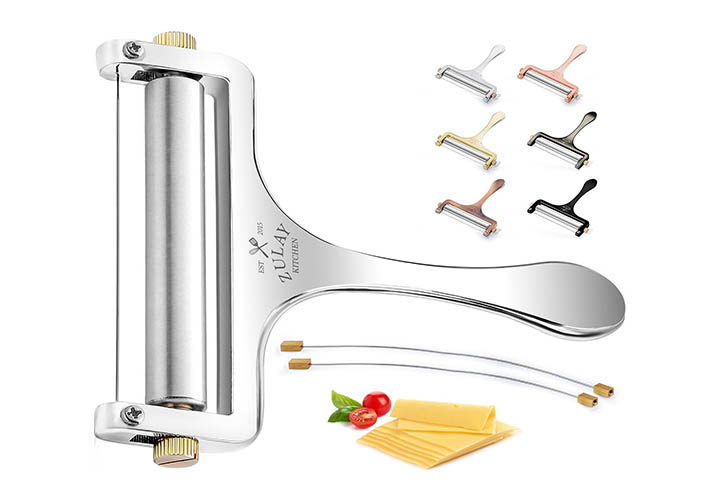 30 Best Mandoline Slicers and Choppers for Your Essential Kitchen Gadgets Zulay Kitchen Stainless Steel Wire Cheese Slicer