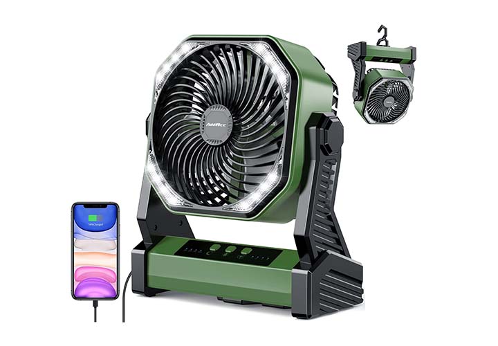 17 Best Cool Tech Gadgets for Smart Living, Travel, and Everyday Use 20000mAh Camping Fan, Rechargeable Portable Fan with 400 Lumes Light