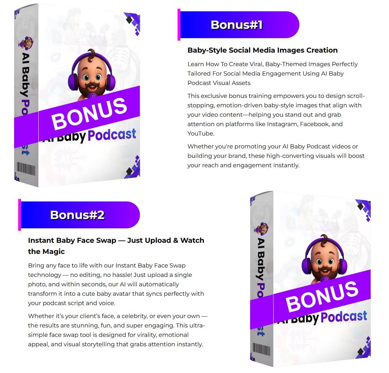 AI Baby Podcast Review: Create Viral Baby Videos in Minutes — No Tech Skills Needed! AI Baby Podcast Bonuses 1