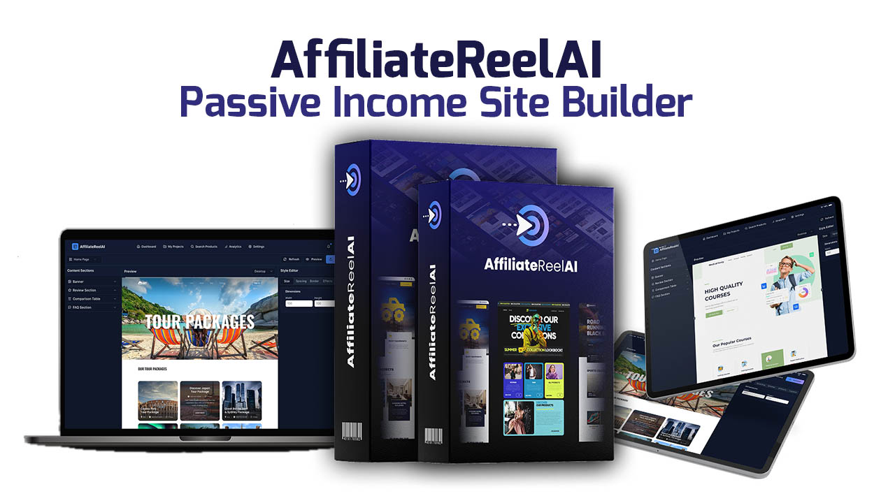 AffiliateReelAI Review – Create Affiliate Mini Sites in 60 Seconds for Passive Income Create Affiliate Mini Sites in 60 Seconds for Passive Income