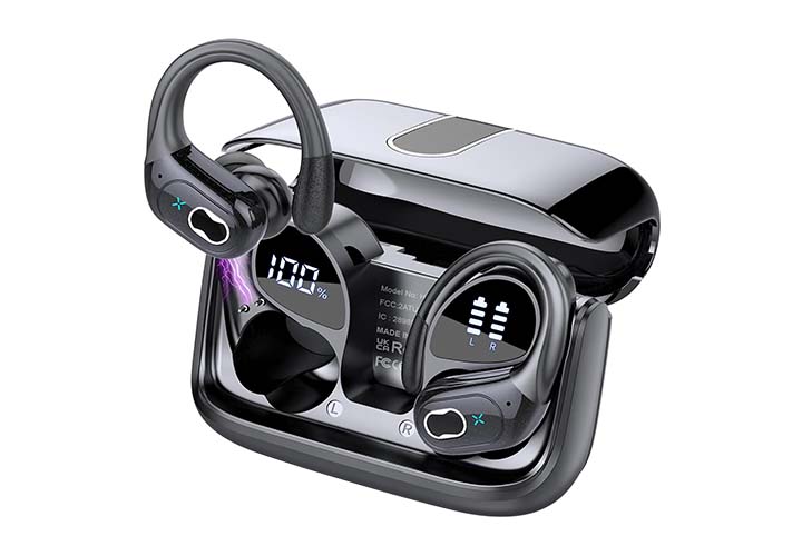 11 Best Wireless Earbuds Under $50 You Can Buy in 2025 | Prime Day Deals Wireless Earbuds 75hrs Bluetooth 5.4 Headphone Sport, Bluetooth Earbuds Stereo Deep Bass Over Ear Bud with Earhooks, ENC Noise Cancelling Mic, IPX7 Waterproof Earphone for Workout