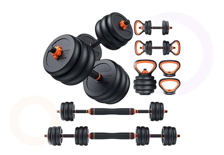 Best Dumbbell Set for Beginners: 10+ Top Picks for Your Home Gym FEIERDUN Adjustable Dumbbells, 20/30/40/45/70/90lbs Free Weight Set with Connector, 5 in1 Dumbbells Set Used as Barbell, Kettlebells, Push up Stand, Weight Plate, Fitness Exercises for Home Gym