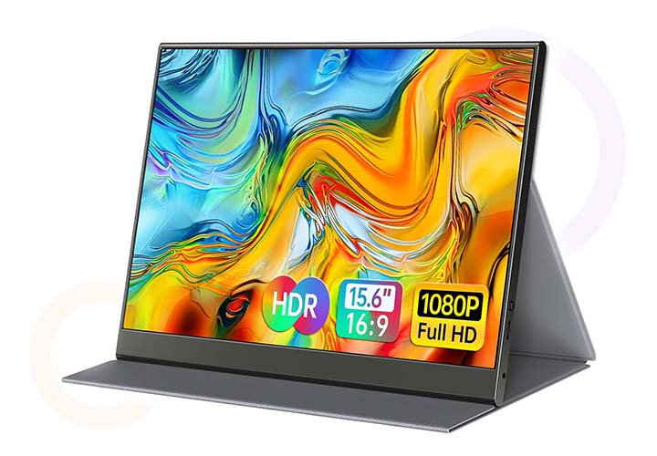 Best Portable Monitors for Laptops, Work, Gaming and Travel | Prime Day Deals ForHelp 15.6inch Portable Monitor,1080P USB-C HDMI Second External Monitor for Laptop, PC, Mac Phone, PS, Xbox, Swich, IPS Ultra-Thin Zero Frame