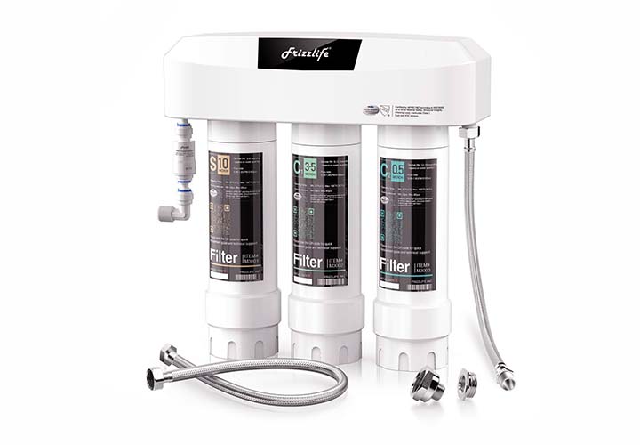 Top 15 Best Under Sink Water Filters for Clean, Healthy Water Frizzlife SK99 – Best for Small Kitchens
