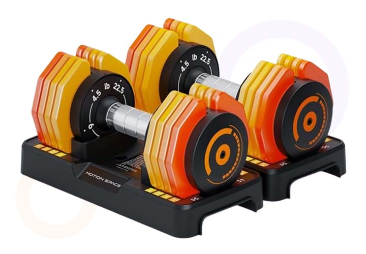 Best Dumbbell Set for Beginners: 10+ Top Picks for Your Home Gym Adjustable Dumbbells Set 12.5LB/22.5LB Pair, 1-Sec Fast Adjustable 5 Weights by Turning Handle, Premium Comfort Non-slip Metal Dumbbells with Tray, Compact Size for Full Body Home Workout