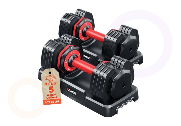 Best Dumbbell Set for Beginners: 10+ Top Picks for Your Home Gym Adjustable Dumbbells Set of 2, 1 Hand Adjustable Weights Dumbbells Set, 5 in 1/10 in 1 Free Dumbbell with Anti-Slip Texture Handle, Weight Set For Home Gym Suit both Men and Women