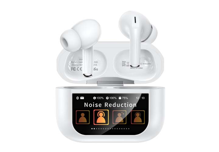 11 Best Wireless Earbuds Under $50 You Can Buy in 2025 | Prime Day Deals Wireless Earbuds, Bluetooth 5.4 Ear Buds with Multifunctional Touch Screen, ANC/ENC Noise Cancelling Headphones