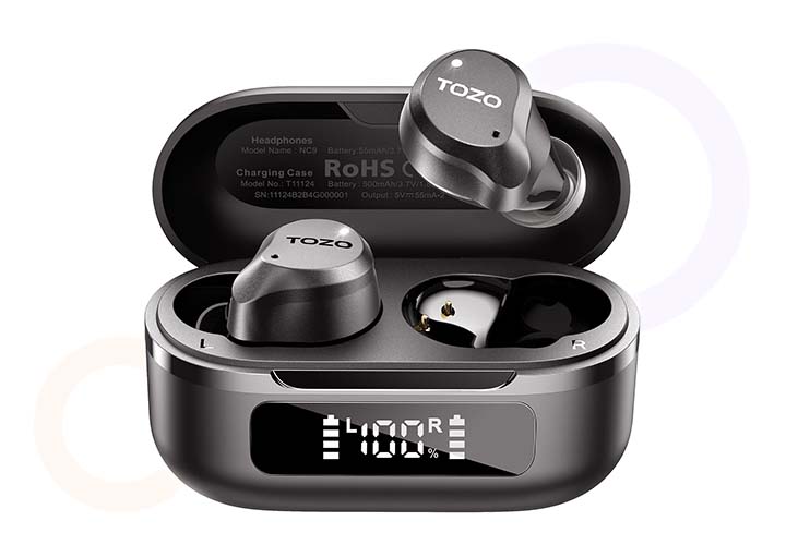 10 Best Wireless Earbuds: Every Lifestyle and Budget | Prime Day Deals TOZO Hybrid Active Noise Cancelling Wireless Earbuds