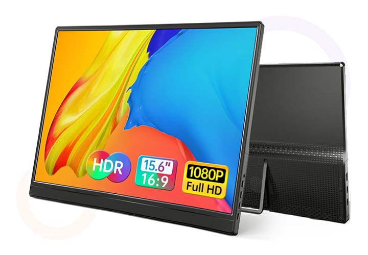 Best Portable Monitors for Laptops, Work, Gaming and Travel | Prime Day Deals Yxk Portable Monitor 15.6 Inch 1080P USB-C HDMI Ultra-Slim Travel Monitor