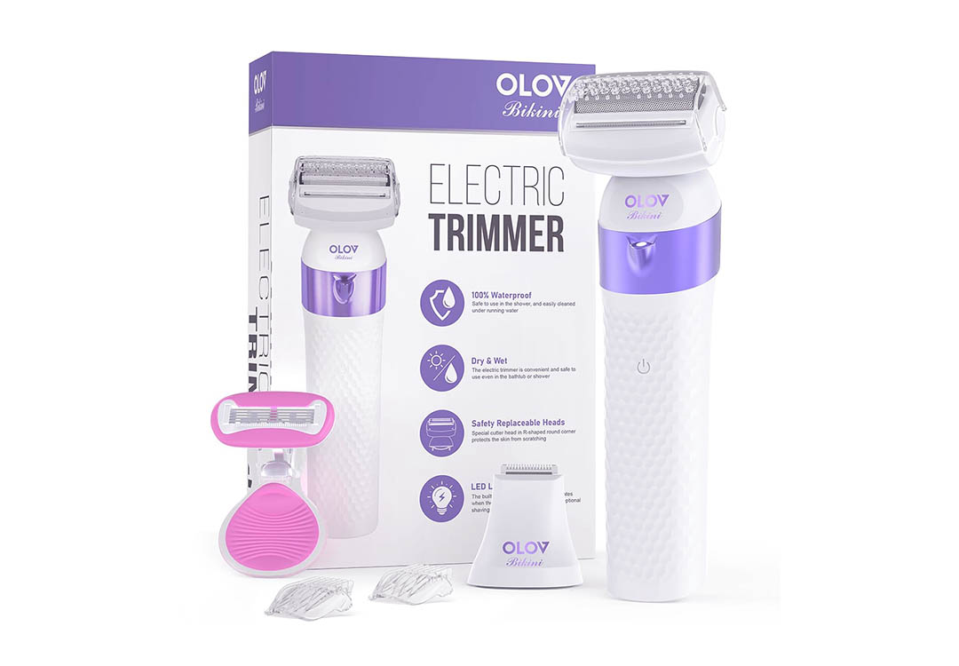 Best Bikini Trimmers for Women: Top 15 Electric Razors for Personal Grooming OLOV BIKINI 2-in-1 Electric Shaver for Women
