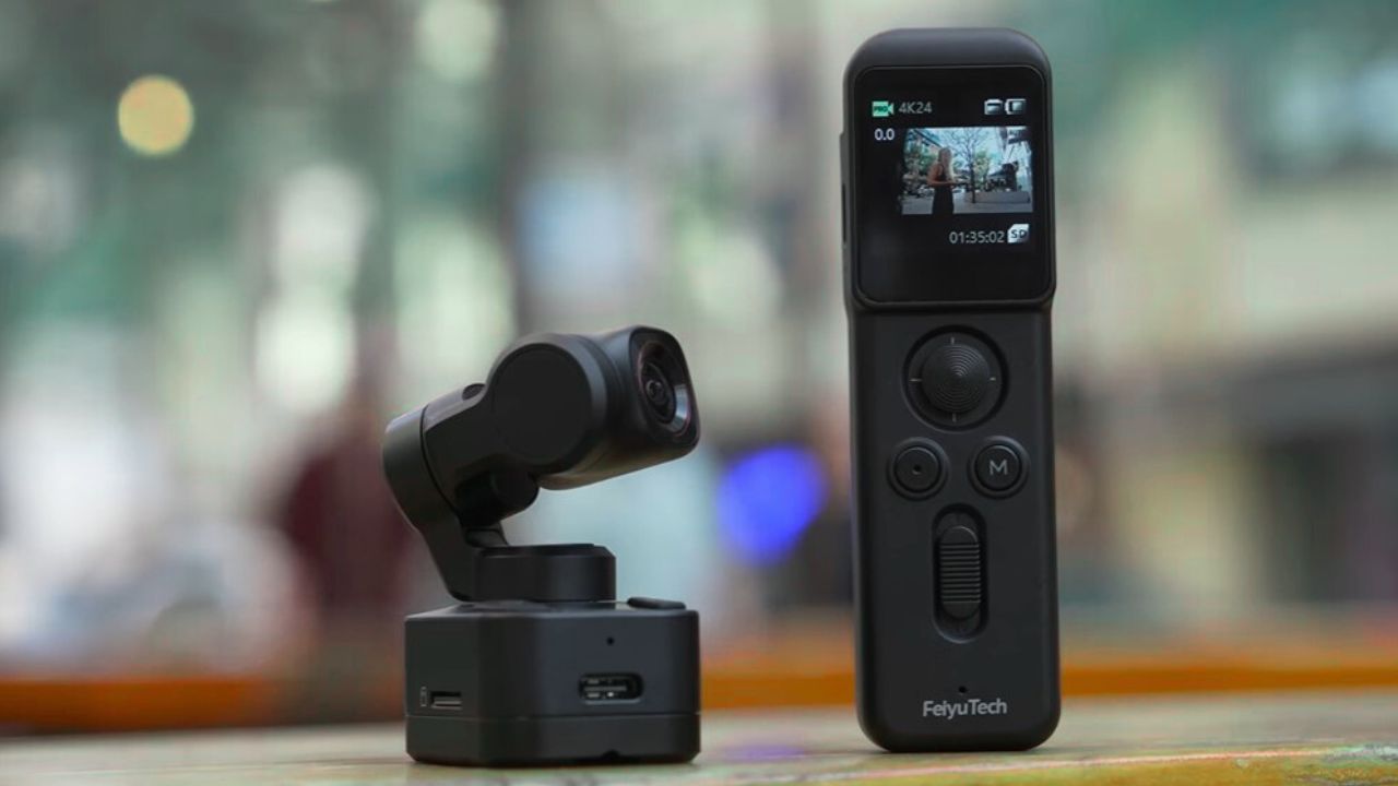 Best Budget Cameras for YouTube: Affordable Cameras for Beginners Feiyu Pocket 3 – Cordless Gimbal Camera