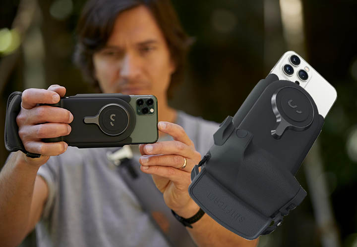 7 Best Android Phone Accessories for Photography, Charging, Tracking, and More ShiftCam ProGrip Starter Kit - DSLR style mobile battery grip