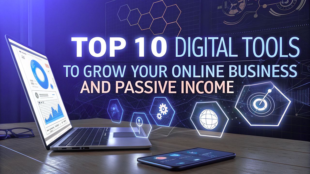 Best Digital Tools to Make Money Online & Boost Your Income Fast Top 10 Best Digital Tools for Passive Income, Traffic & Business Growth